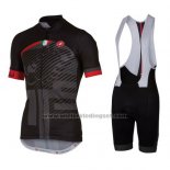 2016 Fietskleding Castelli Rood Zwart Korte Mouwen en Koersbroek