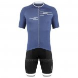 2020 Fietskleding DE Marchi Blauw Korte Mouwen en Koersbroek
