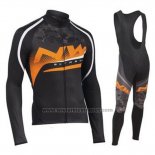 2019 Fietskleding Northwave Oranje Zwart Lange Mouwen en Koersbroek