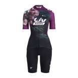 2022 Fietskleding Vrouw Liv Violet Korte Mouwen en Koersbroek