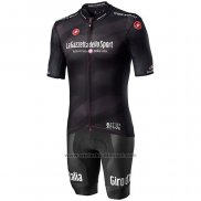 2020 Fietskleding Giro D'italie Zwart Korte Mouwen en Koersbroek