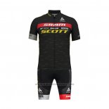 2020 Fietskleding Scott Sram Zwart Korte Mouwen en Koersbroek