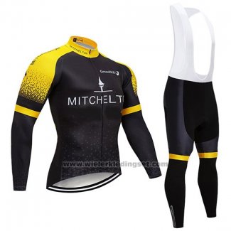 2019 Fietskleding Mitchelton GreenEDGE Lange Mouwen en Koersbroek