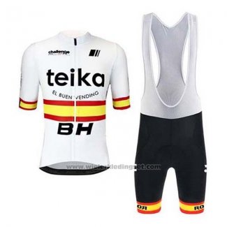 2020 Fietskleding Teika BH Kampioen Spanje Korte Mouwen en Koersbroek