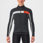 2022 Fietskleding Castelli Diep Grijs Lange Mouwen en Koersbroek