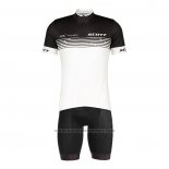 2022 Fietskleding Scott Wit Korte Mouwen en Koersbroek