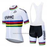 2020 Fietskleding UHC UCI Wereldkampioen Korte Mouwen en Koersbroek