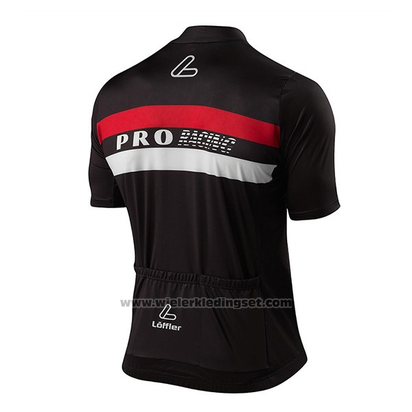 2017 Fietskleding Loffler Pro Racing Zwart Korte Mouwen en Koersbroek