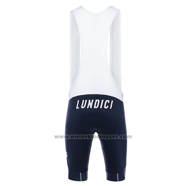 2017 Fietskleding Lundici Zwart en Blauw Korte Mouwen en Koersbroek