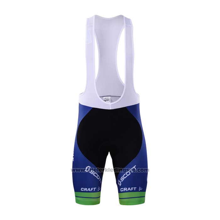 2017 Fietskleding Orica Bike Exchange Blauw Korte Mouwen en Koersbroek